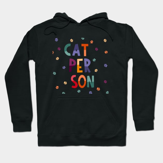 Cat person Hoodie by Valeria Frustaci 